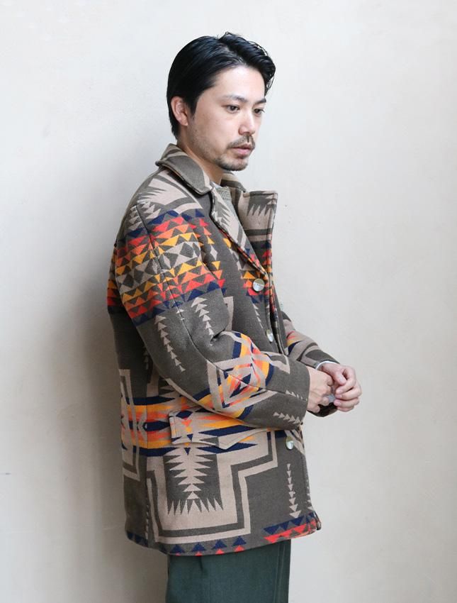70s PENDLETON CHIEF JOSEPH PATTERN WOOL COAT SIZE 42 | 70年代の
