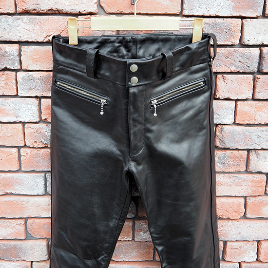 BARKBOX オリジナル レザー スリム パンツ バイカー ハードコア パンク