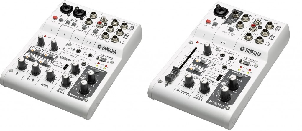 YAMAHA AG06 / AG03 | 配信に便利なループバック機能＆エフェクト内蔵