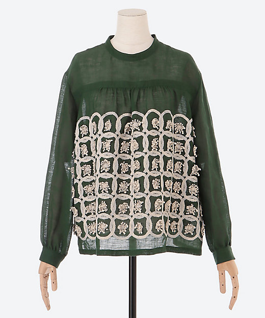 ring flower” ブラウス | mina perhonen/ミナ ペルホネン