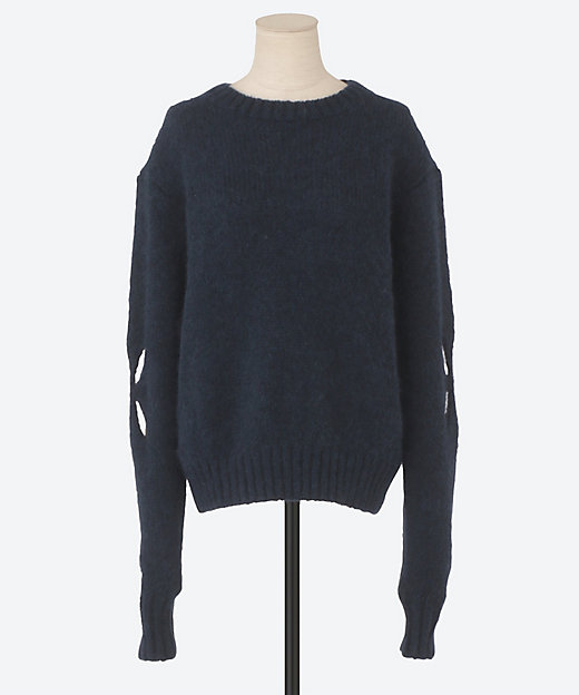 セーター SLASHED SHAGGY JUMPER