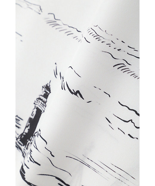 ◇ヨットプリントボウタイブラウス（0314110582