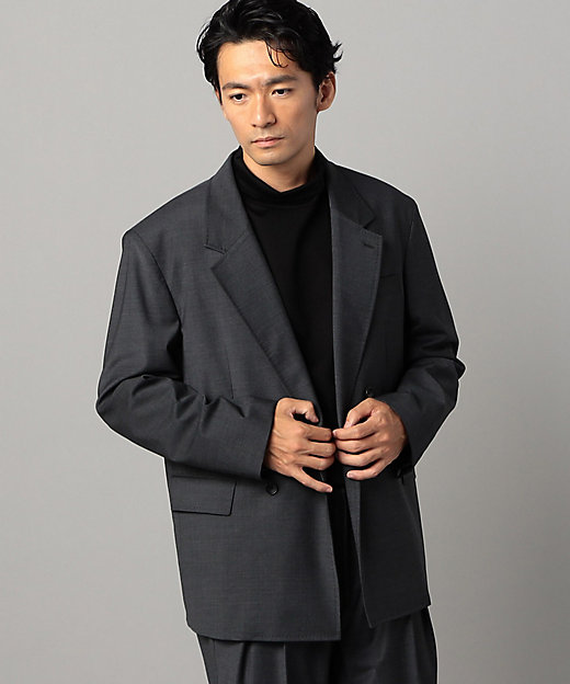 ブライトリーセットアップ】ウールトロ 2WAYストレッチ ダブル