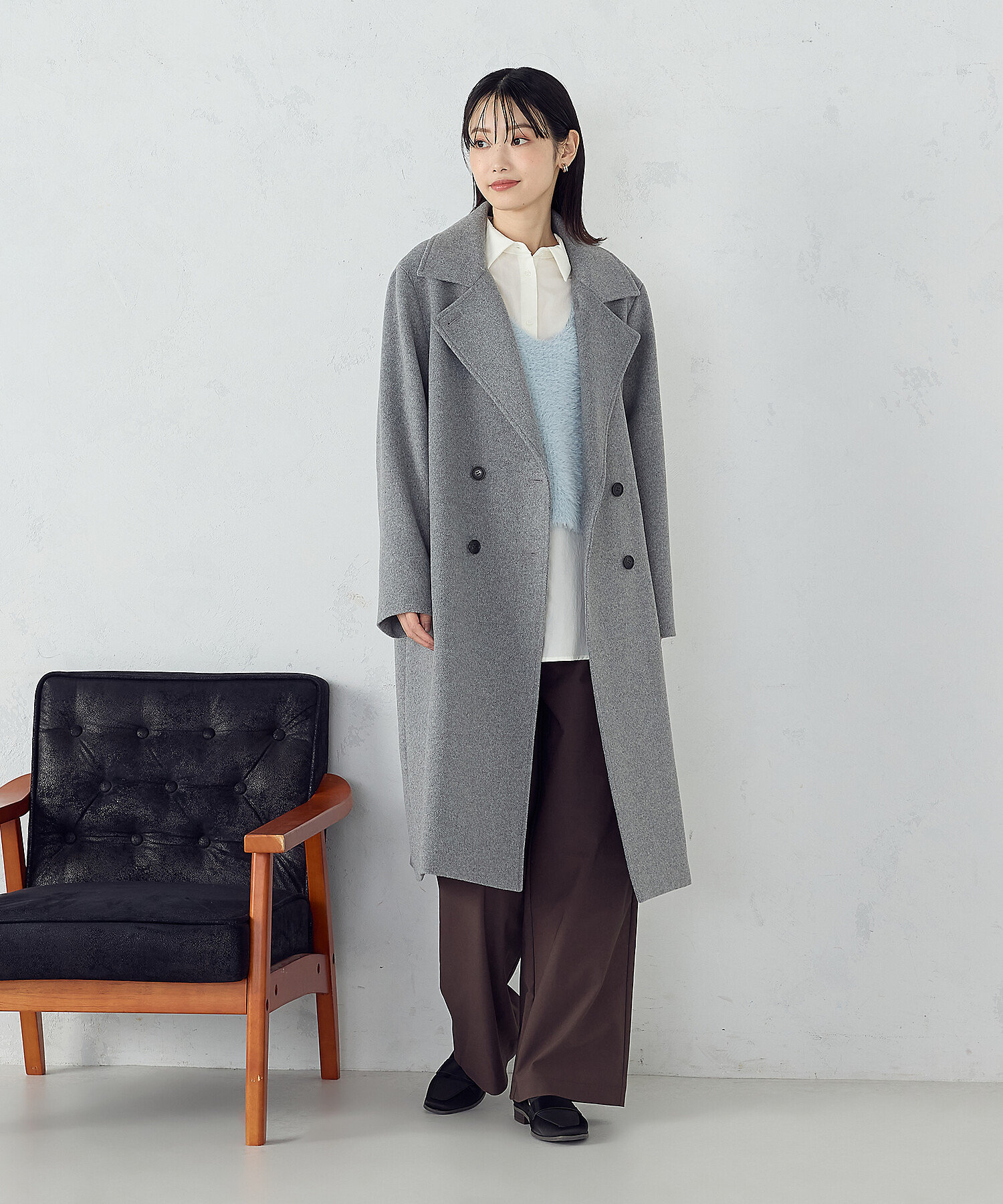 ロングチェスターコート（1226WM01） | COMME CA ISM (Women