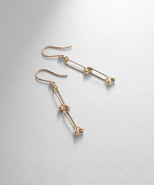 K10PCロング×ミラーボール フックピアス（2002146658