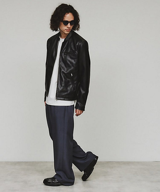 ◇シングルライダースジャケット（2002378263） | tk. TAKEO