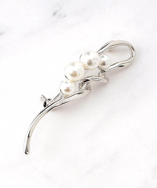 入卒／セレモニー】ツイストパール調ブローチ（2002409636
