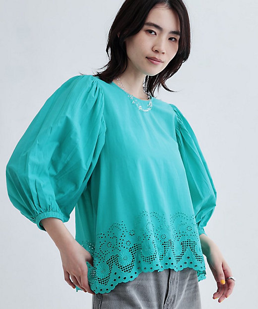 コットンエンブロイダリーブラウス（2002415592） | GALLEST