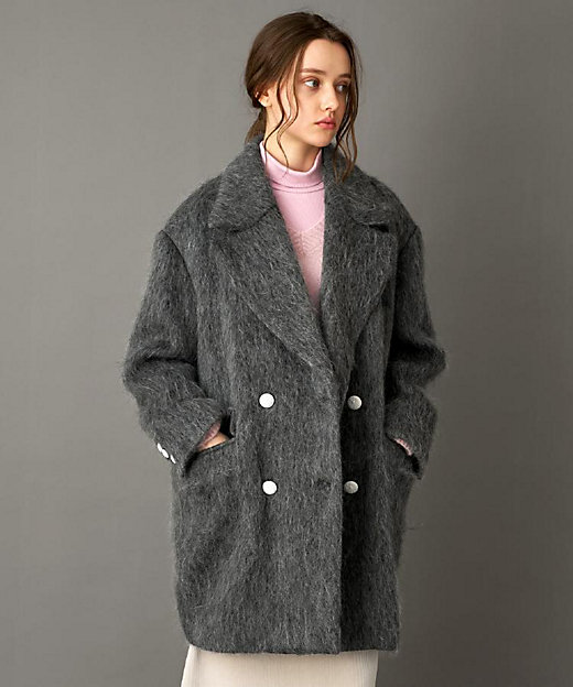 モヘヤ混シャギーチェスターコート（2002554068