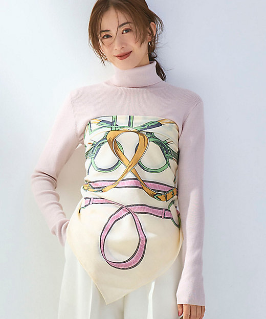 WEB＆一部店舗限定】ウールカシミヤ デザイン ストール