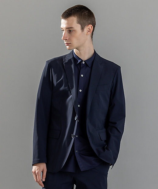 新素材【セットアップ対応】トリコソリッドストレッチ ジャケット