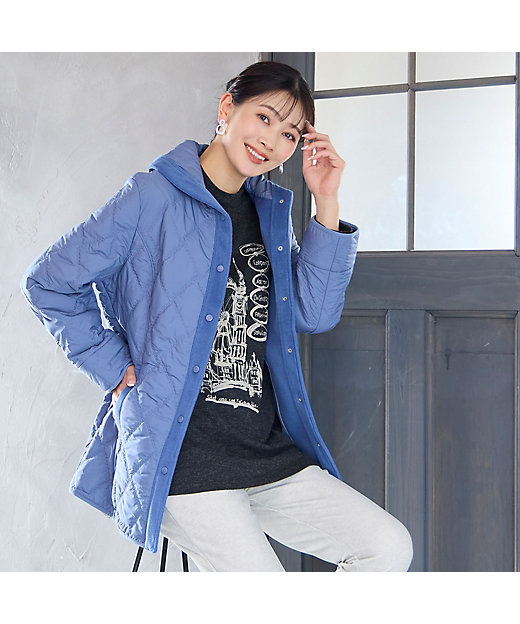 3L／4Lサイズあり】キルティングコート（21106509