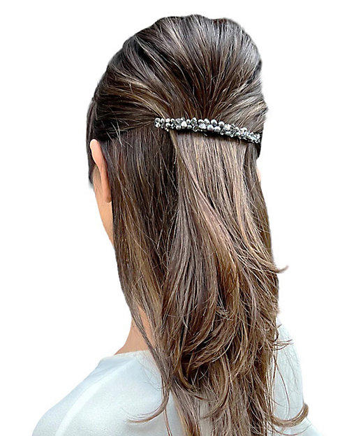 コレットマルーフ パールソサイエティ10cmバレッタ 21LS