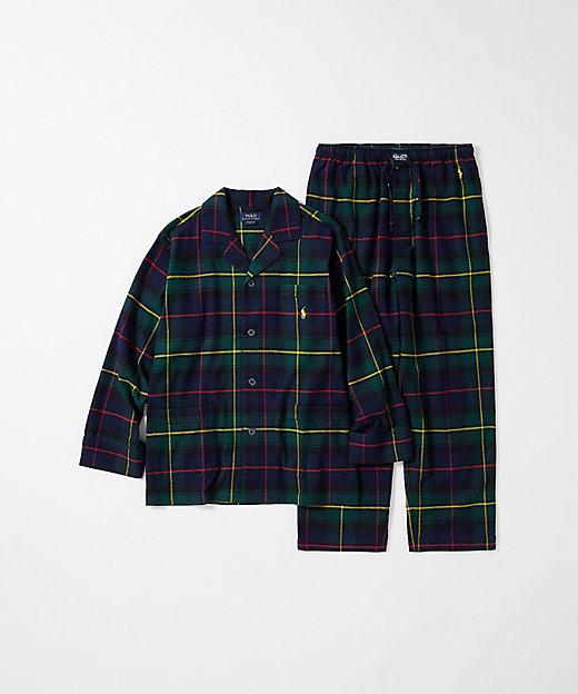 フランネルパジャマ ポロタータンチェック RM6ーA103 | POLO