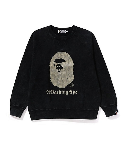 スウェット A BATHING APE OVERDYE RELAXED