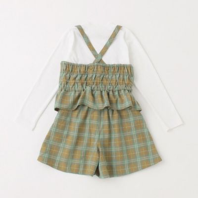 チェックビスチェ＋ショートパンツ＋インナーセット | ANNA SUI mini