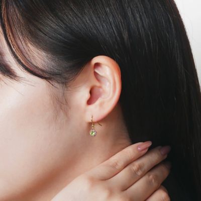 ペリドット ピンクトルマリン ピアス AGVA1586 PD | Vendome