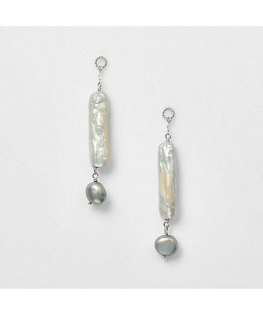 シルバー淡水パールピアスチャーム | agete/アガット | 三越伊勢丹