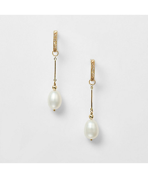 K10淡水パールピアスチャーム | agete/アガット | 三越伊勢丹