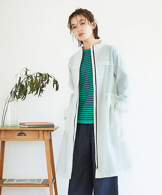 ナイロンストレッチタフタロングコート | GIANNI LO GIUDICE(Women