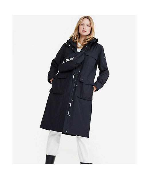 透湿防水 パッカブルロングフーデッドジャケット | AIGLE/エーグル