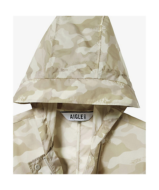 UVカット 撥水パッカブルプリントナイロンジャケット フラワー柄