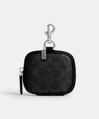 クリップ オン ポーチ・シグネチャー キャンバス | COACH/コーチ