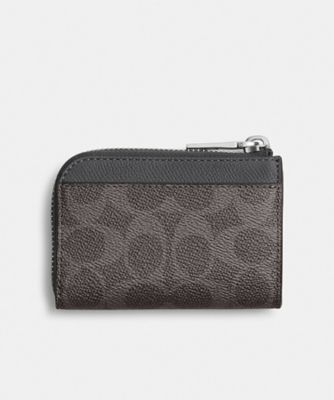 Lジップ キー ケース・シグネチャー キャンバス | COACH/コーチ