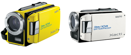 三洋電機、Xactiフルモデルチェンジ--フルHD、防水、スリムと選べるHD