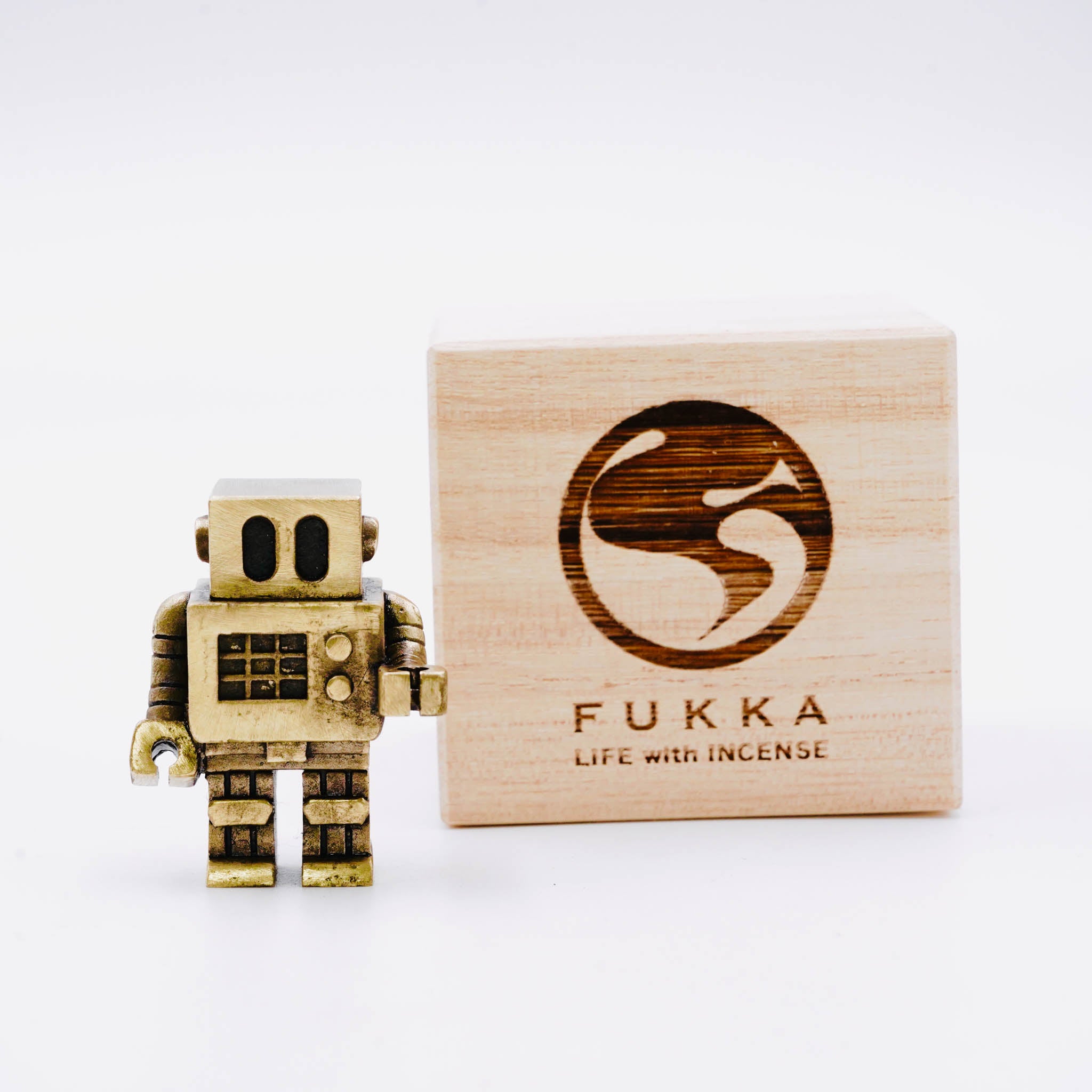 高岡銅器 香立 | 福香 ロボット 1号 | ゴールド | 中村製作所