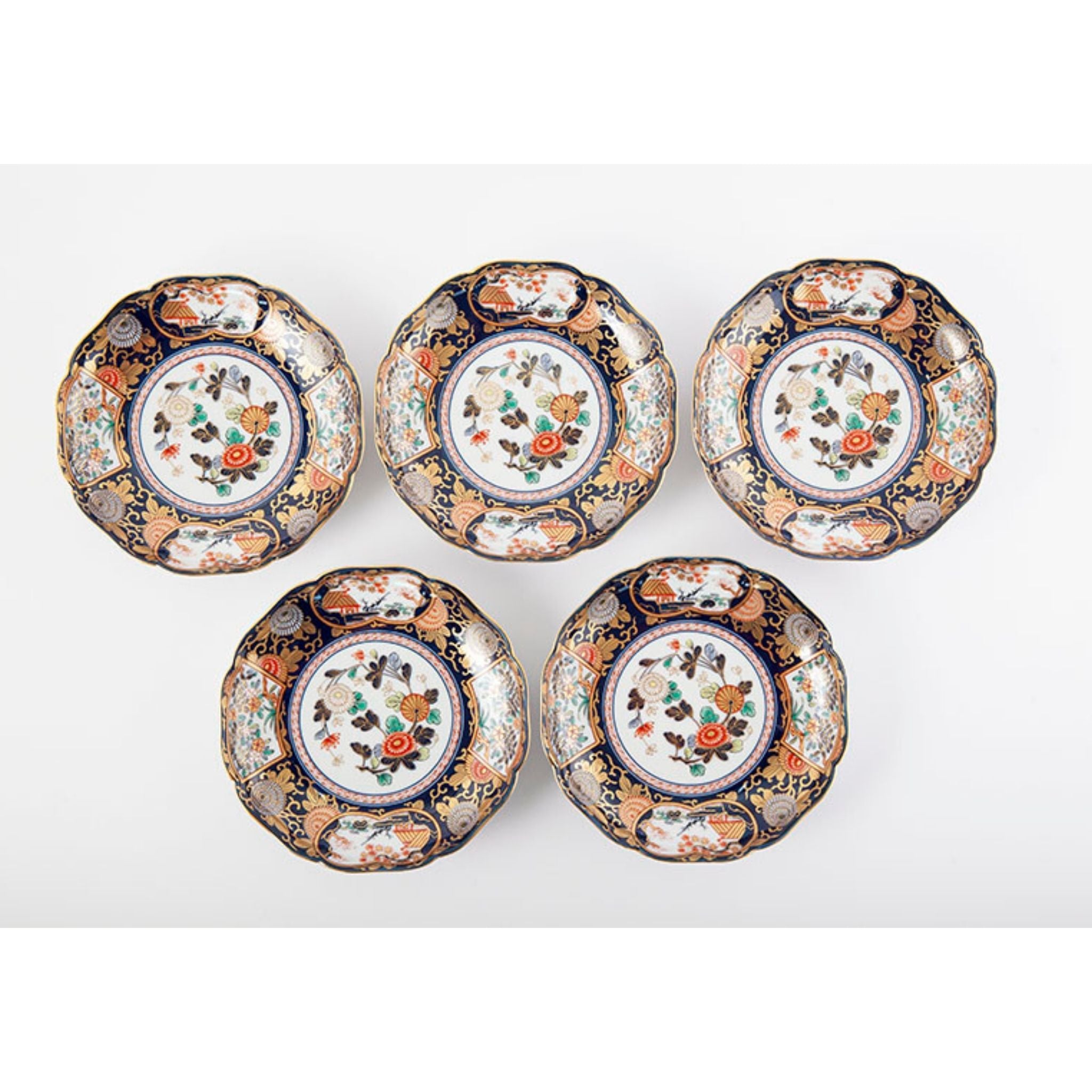 有田焼 | 和皿揃 5客セット | 琳派 古伊万里様式 | 賞美堂