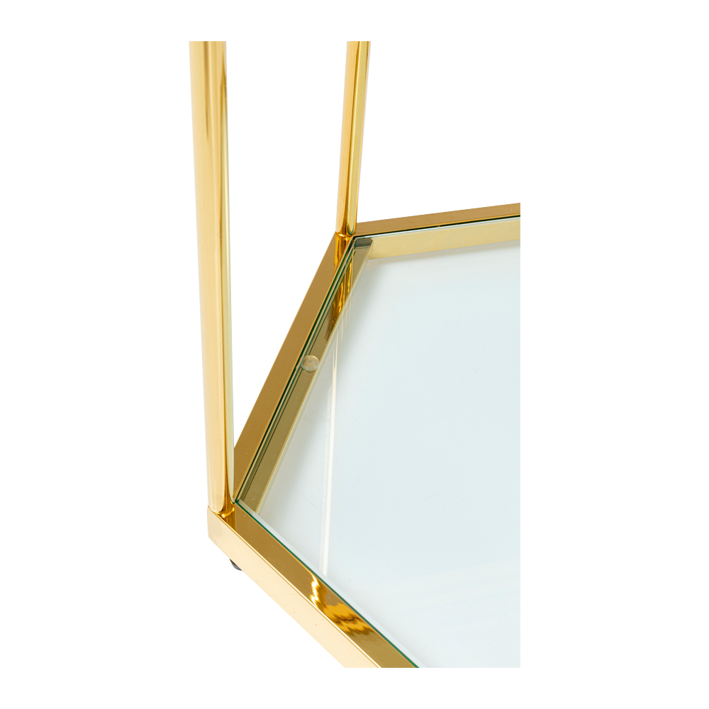 コーム ゴールド 55cm サイドテーブル * - サイドテーブルの通販