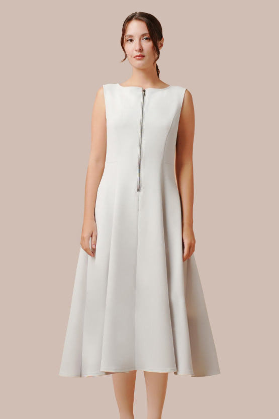 アクティブクール】Aラインフロントジップワンピース– kay me