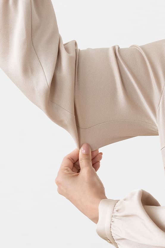 ストレッチサテン×スマートストレッチ】 サテンフリルワンピース– kay me