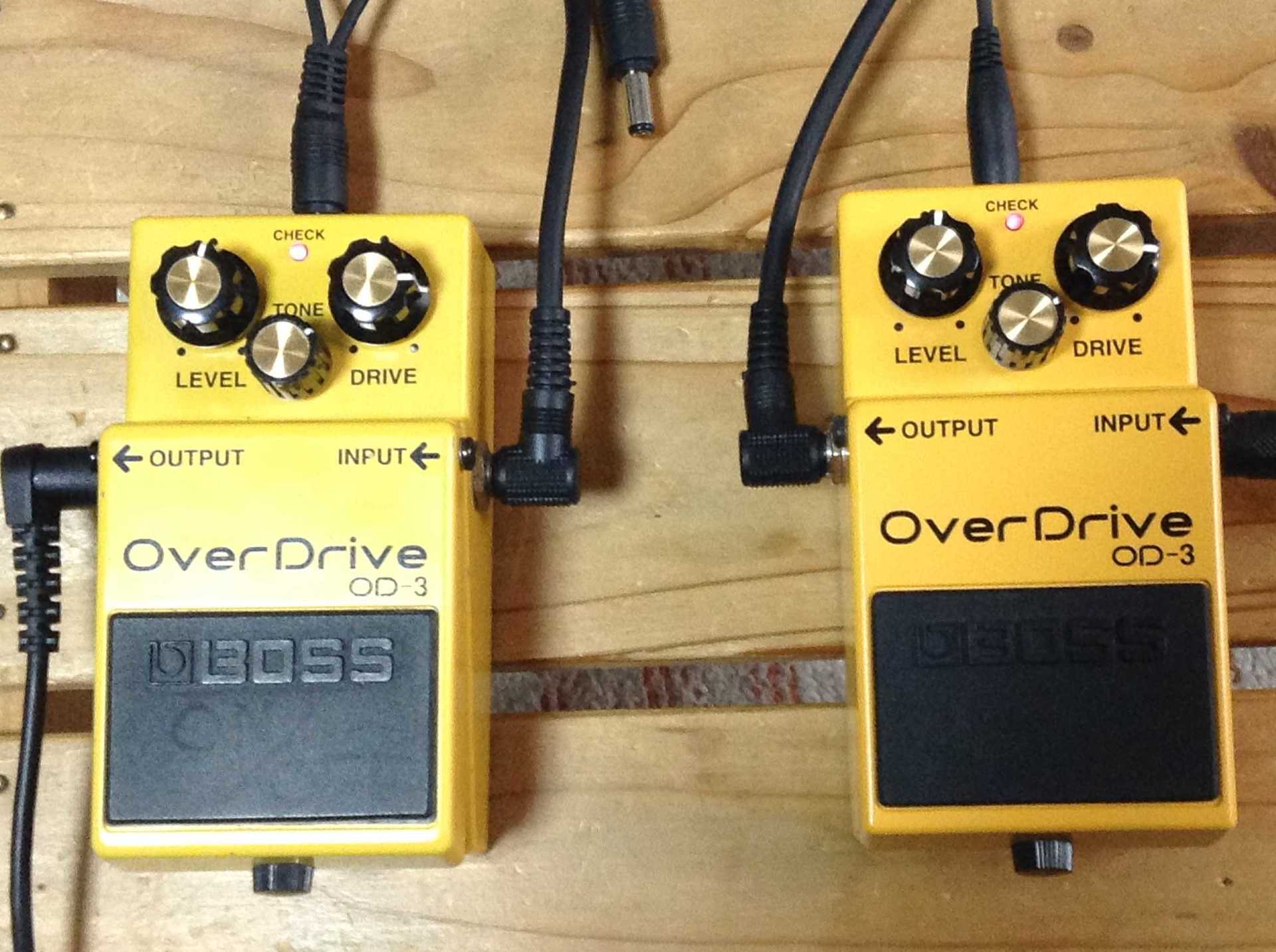 BOSS OD-3 Over Drive(色が違う？何が違う？): 昔に比べりゃ 金も入る