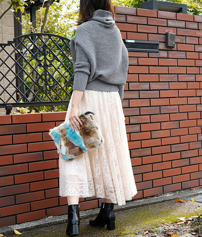 アンティーク感のある総レーススカート – kinarina