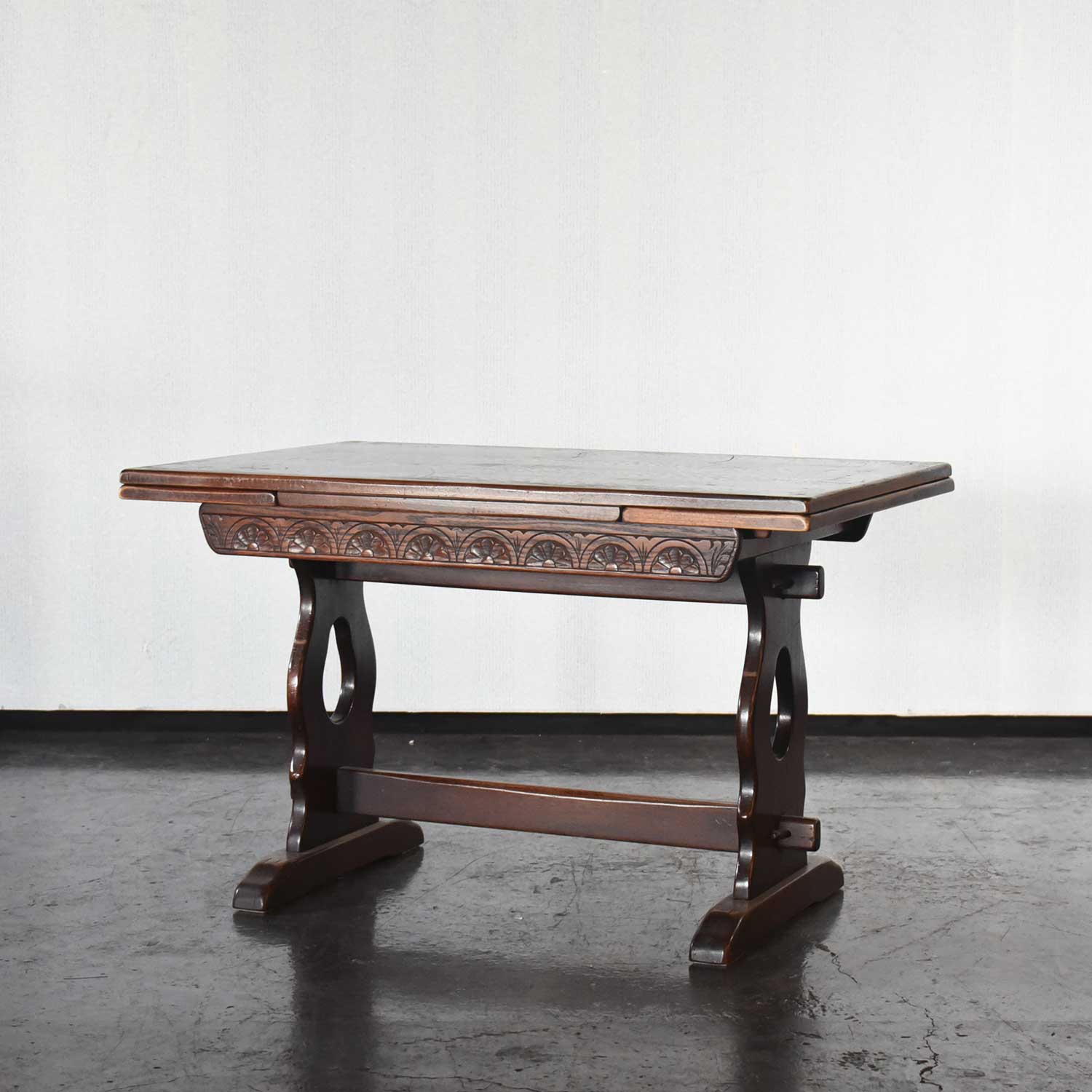 ヴィンティージ ミッドセンチュリー ガラストップ センターテーブル