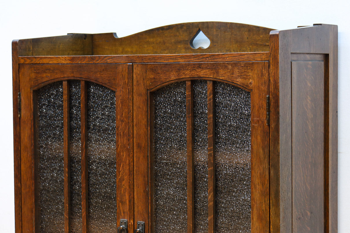 昭和レトロ‼ダイヤガラスが煌めくお洒落な本棚 BB3231 – 古福庵