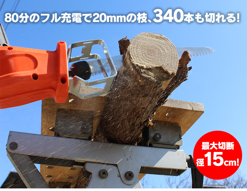 YARD FORCE 24V3mコードレス高枝電動のこぎりライト LS C21P-JP☆軽い