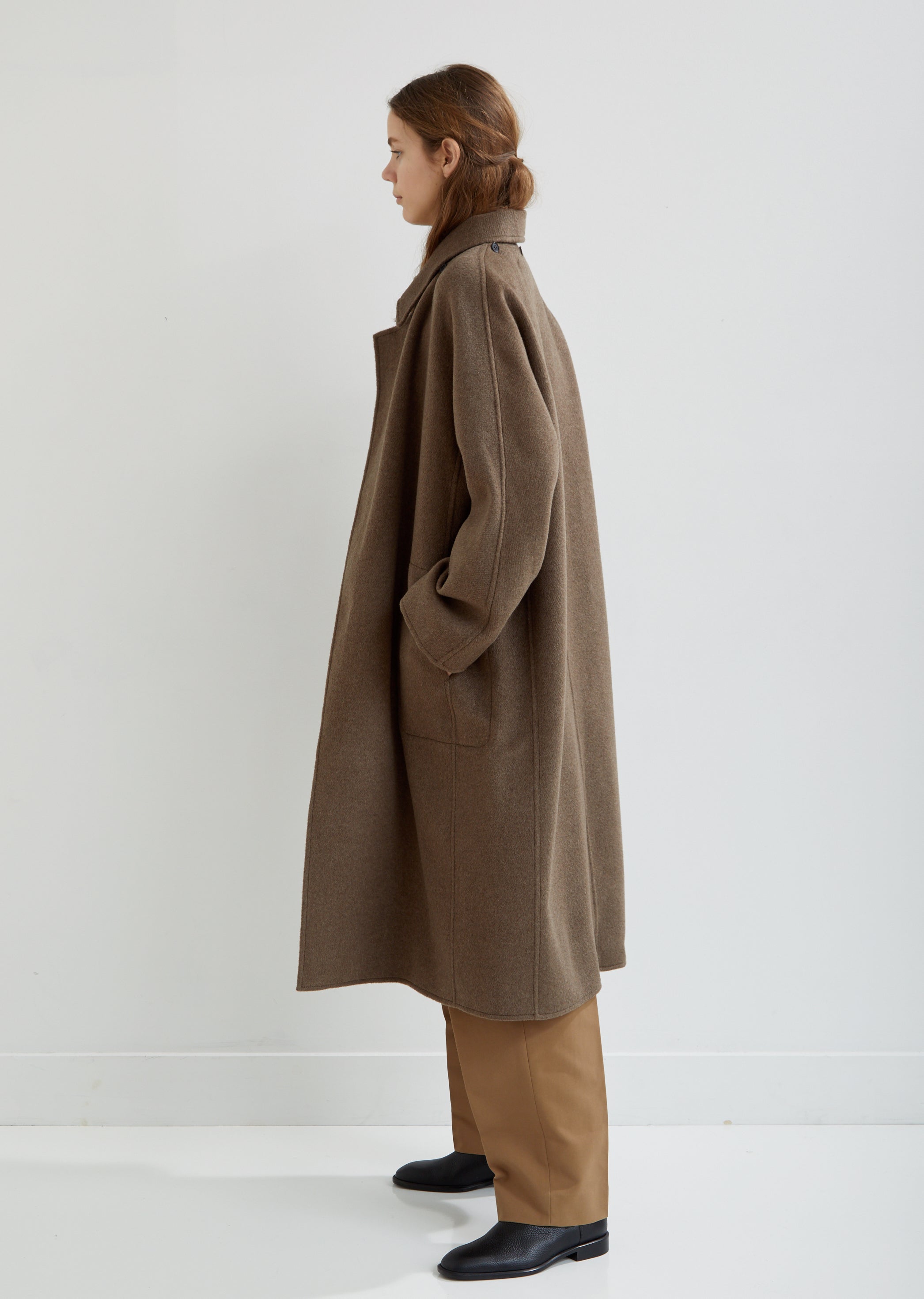 Double Face Yak Coat by Seya- La Garçonne