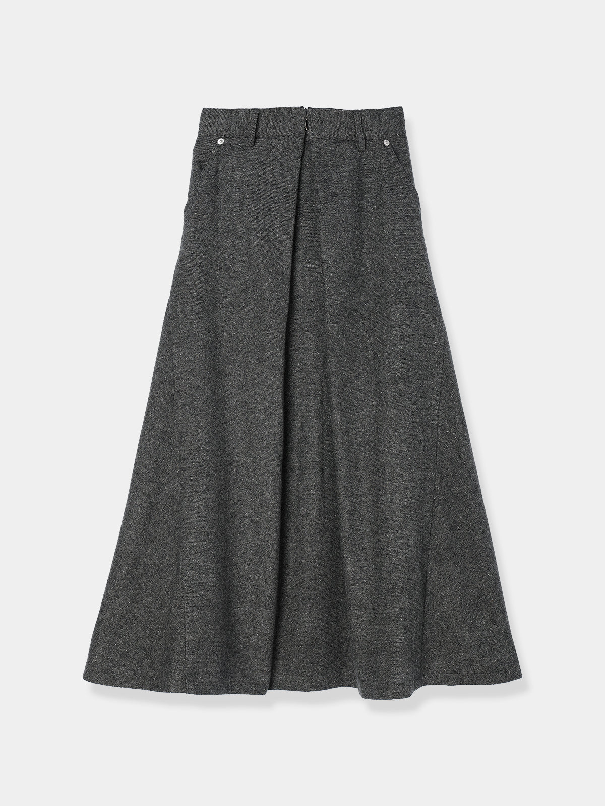 Front tuck Tweed skirt – L'AUBE BLANC
