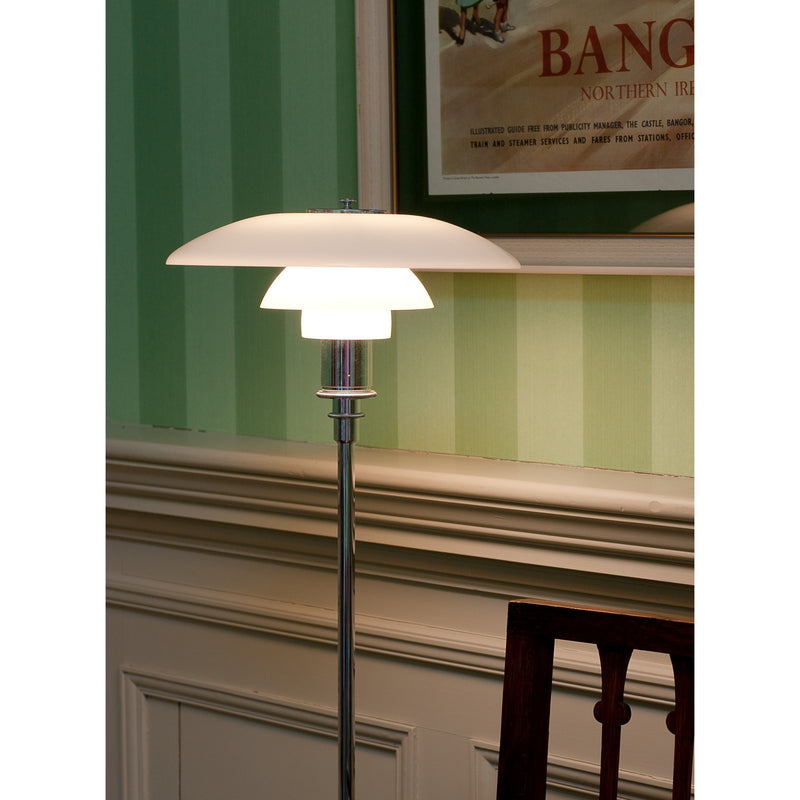 PH 3 1/2-2 1/2 フロア / シルヴァー・クローム フロアランプ Louis