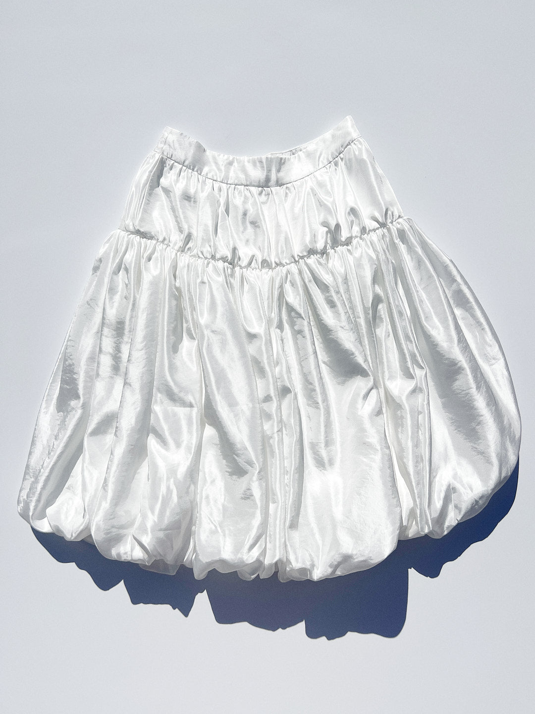 Whip Balloon Skirt - White – Lisa Says Gah