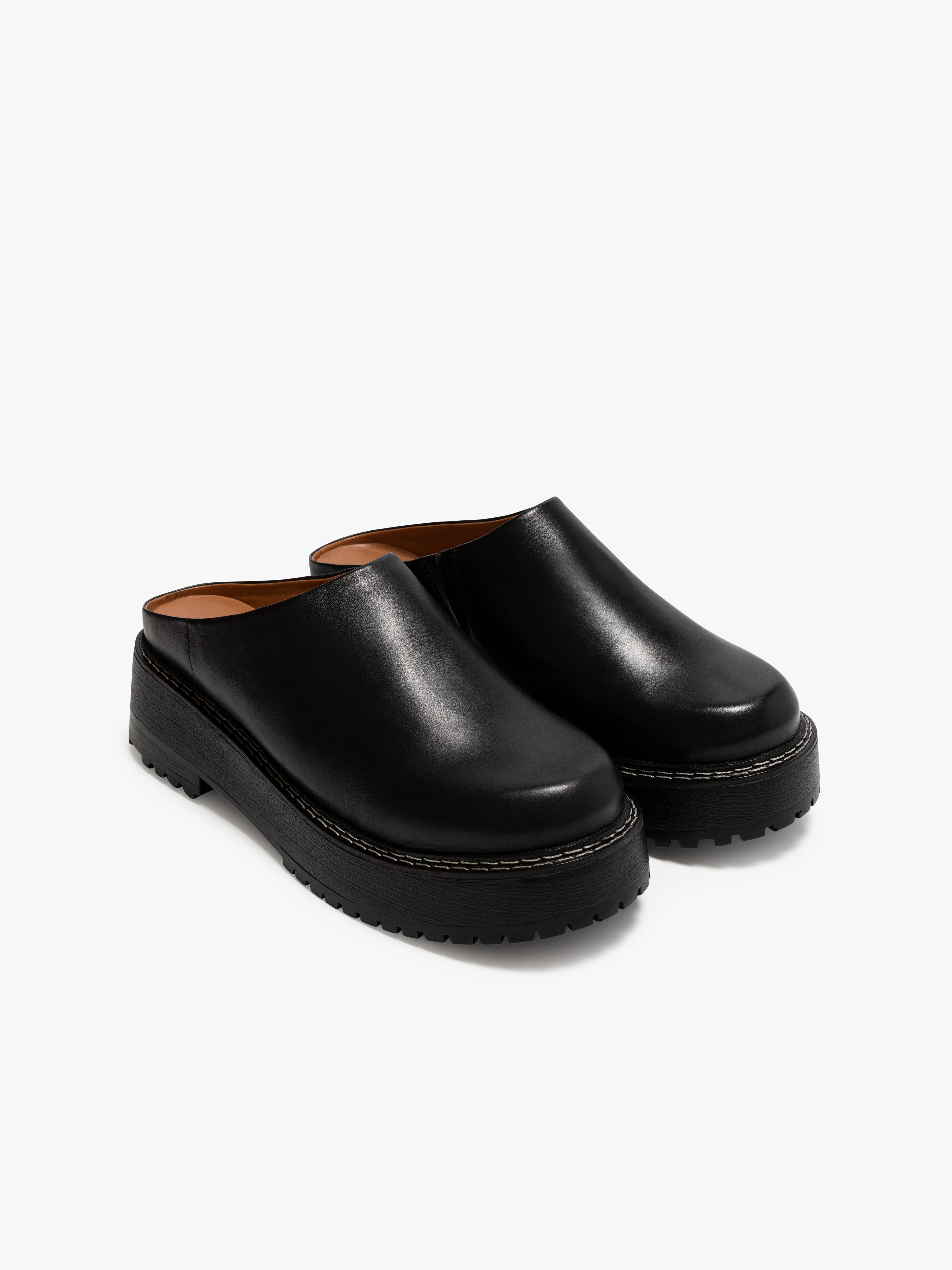 Lena Chunky Mule - Black – Lisa Says Gah