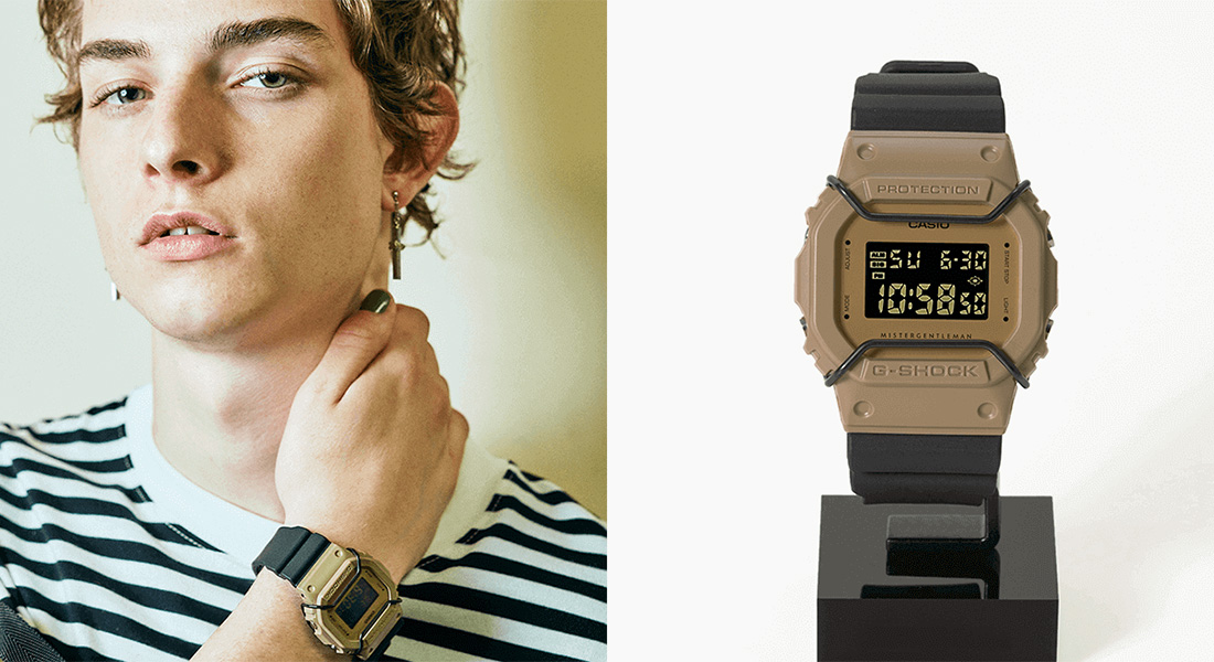 CASIO×MISTERGENTLEMAN – ベージュカラーの上品なG-SHOCK DW-5600Eが
