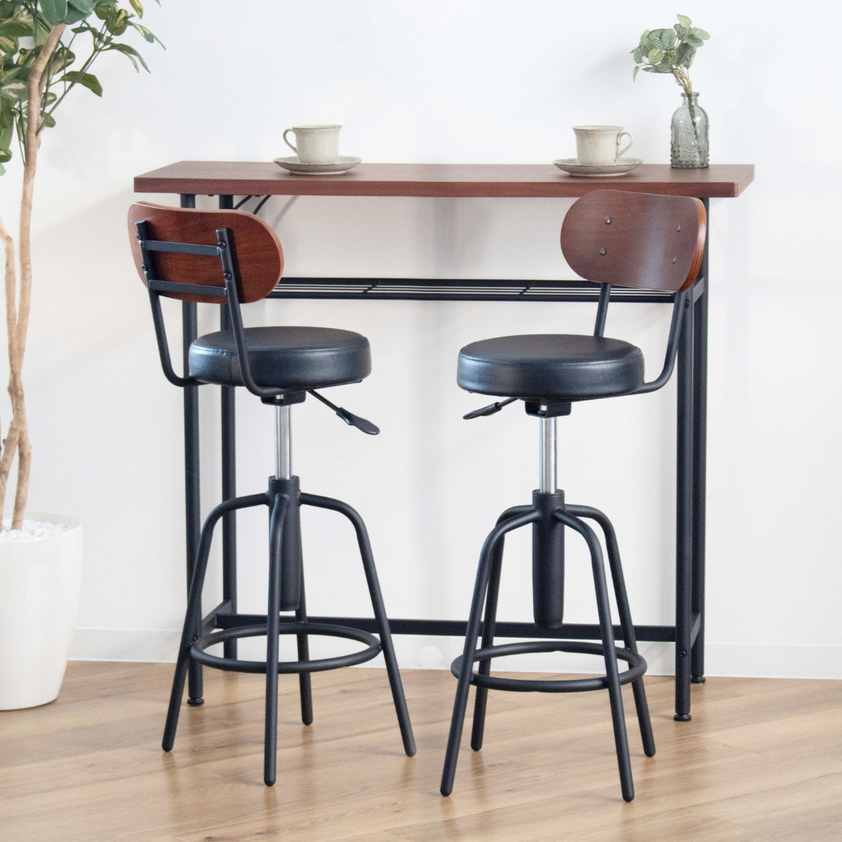 カウンターチェア テーブル 3点セット タムチェア （ 3点 セット 椅子