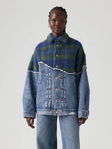 Levi's® X Adsb Andersson Bell Spliced Trucker Jacket - Medium Wash