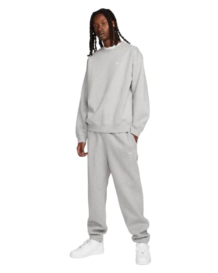 Amazon.com: Nike Solo Swoosh Men's Fleece Crew (DX1361-063, Dark