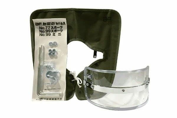 Amazon | Z-FATHER 旭風防 ミニ用 短風防 クリア(緑布タレ