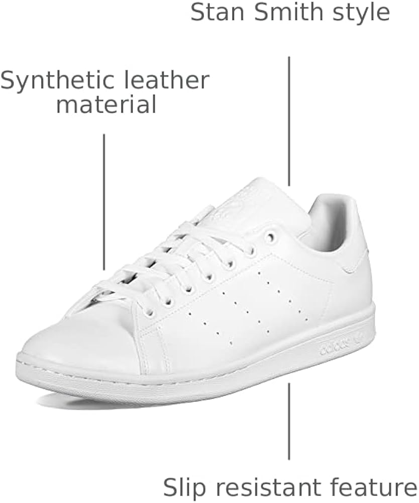 Amazon.com | adidas Originals Men's Stan Smith Low Sneakers, FTWR
